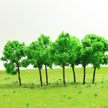 40 pçs modelo de fio de ferro árvores tt n 5cm modelo árvores ferroviárias 5027 terrário miniaturas modelo kits de construção 1:43-1:300 árvore 2024 - compre barato