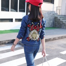 New   Denim Jacket Girls Jeans  4-12   old Spring Autumn Kids  Coat  Baby Jacket 9NT052 2024 - buy cheap