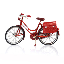 Enfeites de modelo antigo de bicicleta para homens, ornamentos antigos de modelo de bicicleta com isqueiro inflável em miniatura para decoração de casa e escritório 2024 - compre barato