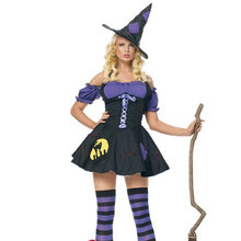 halloween Sexy Witch Costume Adult Womens Magic Moment Costume Deluxe Witch Halloween Fancy Dress power women 40046 2024 - buy cheap