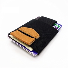 Weduoduo carteira de marca masculina portátil para cartões de crédito, portátil, fina, compartimento para cartões de visita, bolso para moedas 2024 - compre barato