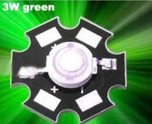Refletor de led verde de alta potência 3w, emissor de grânulo com 20mm de estrela platine, dissipador de calor de 700ma 100-130lm 510-530nm com 10 peças 2024 - compre barato