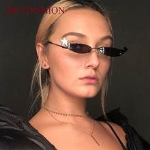 New Arrival 2019 Chic Small Frame Sun Glasses Ladeis Trendy With Star Cat Eye Sunglasses Women Mirror Cool Europe And America 2024 - buy cheap