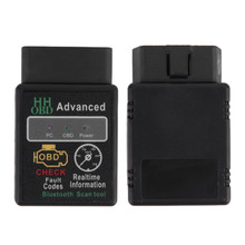 hot selling Mini ELM327 V2.1 Bluetooth HH OBD Advanced OBDII OBD2 ELM 327 Auto Car Diagnostic Scanner code reader scan tool 2024 - buy cheap