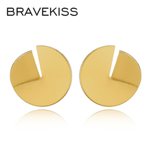 BRAVEKISS Vintage Round Stud Earrings For Women‘s Earring’ Trendy Earrings Fashion Jewelry Christmas Gifts Accessories BPE1408 2024 - buy cheap