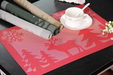 Esteira de pvc western pad para mesa de jantar, tapete jacquard série 4 de natal, novo qualidade, 2015 2024 - compre barato