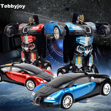RC Cars toys Remote Control Transformation Robots toys Deformation toy RC Sports Vehicle Model for Children Kids  Birthday Gift 2024 - buy cheap