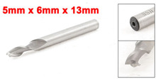 Milling Cutter Straight End Mill 5mm x 6mm x 13mm x 57mm 2 Flute 10pcs 2024 - buy cheap