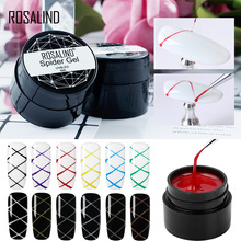 ROSALIND Spider Gel Nail Art Painting 5ml DIY Nail Polish Design Point To Line Drawing Pulling Silk Spider Gel Lacquer 2024 - buy cheap