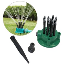 Aspersor automático para irrigação de várias cabeças, jardinagem, spray de irrigação com 360 graus para gramado, 1 peça 2024 - compre barato