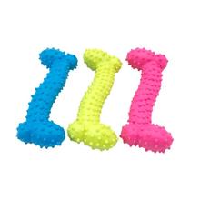 1pcs Z Shape Dog Bone Toy Pet Cat Dog Puppy Chew Toys Squeaky Sound Rubber Bite Resistant Molar Training Toys 2024 - buy cheap