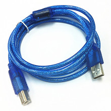 Cable extensor de impresora USB 2,0 azul de 5 M A macho A B macho Cable de escáner de impresora USB 2024 - compra barato