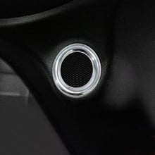 For Jeep Grand Cherokee 2011-2018 ABS Chrome Interior Rear Upper Speaker Audio Ring Decoration Cover Trim 2pcs Car Accessories 2024 - buy cheap