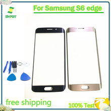 AAA Quality Blue White Gold Touch Screen Panel Front Outer Glass Lens Replacement For Samsung Galaxy S6 Edge SM-G925F G925 G9250 2024 - buy cheap