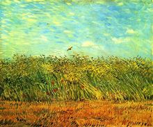 Reproduction oil painting Van Gogh art Wheat Field with a Lark natural scenery paint for bedroom decoration No Frame 2024 - buy cheap