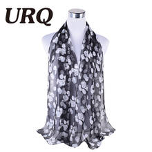 Hot Sale Cute Dots long soft scarfs wrap shawl for elegant women Polka dots Silk Scarf Shawls Q5A16870 2024 - buy cheap