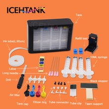 ICEHTANK Kit Ciss Tanque de Tinta Do Cartucho De Tinta Para HP 680 HP680 para Deskjet 2135 2136 2138 3635 3636 3835 4535 4536 4538 4675 2024 - compre barato