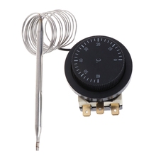 Interruptor de Control de temperatura, termostato capilar controlado, 250V/380V, 16A, 0-60grados 2024 - compra barato