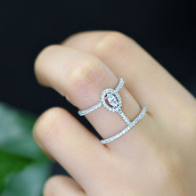 Bilincolor Moda casamento Dedo Midi Knuckle Anéis abertos para mulheres venda quente 2024 - compre barato