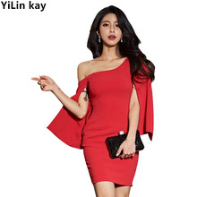 YiLin kay 2019 High Quality  summer Luxury Runway Women Dresses Korean version slim waist Party dress 2024 - buy cheap