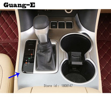 Car Styling Detector Inner Interior Trim ABS Lamp Center Console Cup Gear Box Frame 1pcs For Toyota Highlander 2015 2016 2017 2024 - buy cheap