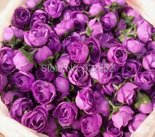 3CM artificial small fabric,silk roses heads,diy arrangements bouquet accessories,floral head wreath,decoration for home table 2024 - buy cheap