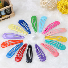 10pcs Mixture Color Snap Hair Clips Pins Barrettes for Baby  Candy Color Styling Accessories for BB Hairpins Color Metal 2024 - buy cheap