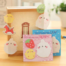 Cute 20sets/lot Sticker Bookmark Tab Flags Memo Book Marker Sticky Notes School Office Paper Stationery Kid Prize Gift Papelaria 2024 - buy cheap