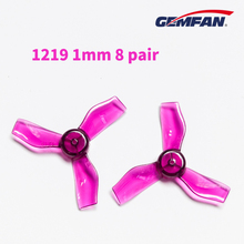 GEMFAN-hélice de 3 aspas para Dron de control remoto, accesorios de hélice CW CCW para 1219-0,8, Motor sin escobillas de carreras, FPV, 0703, 31mm, 1103mm, 1mm, 8 pares 2024 - compra barato