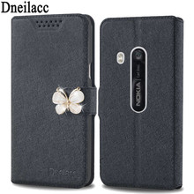 Cover For Nokia Lumia 920 Case, Flip PU Leather Cover Luxury Case With Diamond Free Shipping 2024 - buy cheap