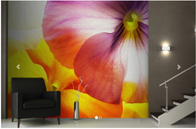 Papel DE pared floral personalizado, Mural DE pared DE flores multicolor grande para la pared del dormitorio DE TV, vinilo impermeable DE papel DE pared 2024 - compra barato