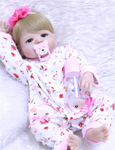 NPK 23 "de cuerpo completo de silicona bebé Reborn muñeca princesa juguete baño jugar muñecas lol original reborn metoo niños regalo de juguetes de la muñeca 2024 - compra barato