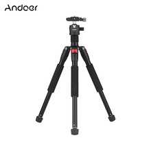 Andoer Portable 5-section Extendable Tripod with Mini Ball Head Low Center of Gravity 1/4" Screw Mount for Canon Nikon Sony DSLR 2024 - buy cheap