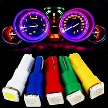 50X T5 37 58 70 73 74 5050 Led 1 SMD Lamp Car Gauge Speedo Dash Bulb Dashboard Light 12v blue red green white yellow 2024 - buy cheap