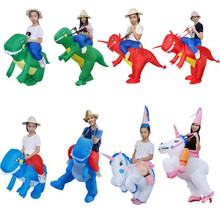 Halloween Bar Party Costumes Unicorn Dinosaur Cosplay Stereoscopic Adult children Inflatable Clothing Funny Mascot 40 styles 2024 - buy cheap