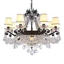 Living Room Crystal Chandeliers European Atmosphere Bedroom Restaurant Chandelier Modern Candle Crystals Light Luxury Hall Lamps 2024 - buy cheap