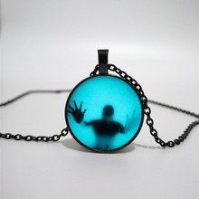 the American horror movie The Walking Dead Pendant glass pendant necklace, bestseller 2024 - buy cheap