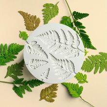 DIY Fern Leaf Silicone Cake Mold Kitchen Fondant Cupcake Chocolate Baking Tool 2024 - buy cheap