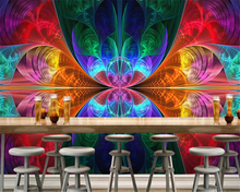 beibehang  Custom classic stereo thick silky papel de parede wallpaper cool nightclub flower bar KTV tooling background behang 2024 - buy cheap