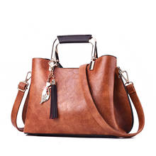 Yingpé bolsa feminina de couro carteiro, bolsa de ombro principal, bolsa feminina de alta qualidade 2024 - compre barato