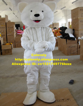 Urso polar inteligente no.1393, fantasia de mascote urso de neve, urso marítimo adulto com olhos pequenos, pretos, grande cabeça redonda, frete grátis 2024 - compre barato