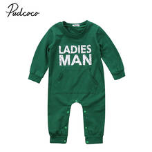 One Piece Baby Boy Long Sleeve Autumn Outfits Romper Newborn Baby Boys Cotton Letters Rompers Jumpsuit Outfit Clothes Green 2024 - buy cheap