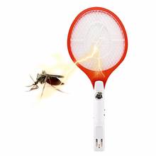 OUTAD Перезаряжаемые Электрический насекомых жукобойка подчеркнутой электриеская комаробойка Swatter ракетки наклейка от комаров электрическая ловушка для комаров 2024 - купить недорого