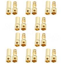 10Set/Lot Female Male 3.5mm Gold Bullet Banana Connectors RC ESC LIPO Battery Device Electric Motor Wire Parts 2024 - buy cheap