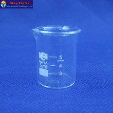 (10pieces/lot)Glass beaker 5ml,Lab Supplies,Lab beaker 5ml,Good quality beaker,High boron material 2024 - buy cheap