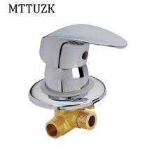 MTTUZK wall mounted 2 inlet 1 outlet water brass shower room mixer faucet separate bathroom shower faucet hot &cold mixing valve 2024 - buy cheap