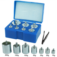 Calibration Weight Set 7PCS/Set 200g 100g 50g 20g 10g Grams Precision Steel Scale Weight Kit with Tweezers for Balance Scale 2024 - buy cheap