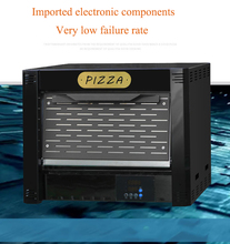 Horno de pizza cuadrado italiano, máquina de horno eléctrico de pizza de doble capa, horno de Pizza negro, máquina de caja para hornear pan y pasteles 2024 - compra barato