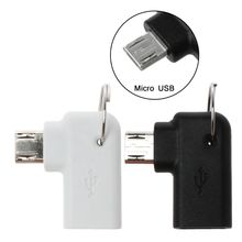 Adaptador de conector de carregamento macho, 90 graus tipo c fêmea para micro usb para samsung huawei android telefone celular tablet 2024 - compre barato