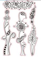 FLOWER Clear Silicone Stamp Seal for DIY scrapbooking photo album Decorative clear stamps  A314 2024 - buy cheap
